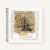 自己改善成功引用文エレガントテンプレート ノートブック (正面)