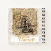 自己改善成功引用文エレガントテンプレート ノートブック (裏面)