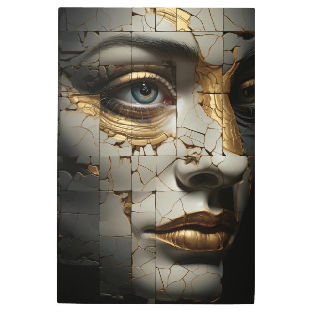 自己断片 メタルプリント (正面)