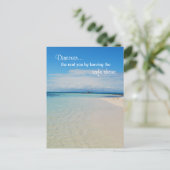 自己検出勇気付けられる 感動的 ポストカード (スタンド正面)