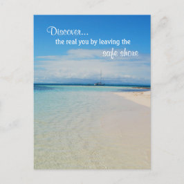 自己検出勇気付けられる 感動的 ポストカード