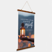 自己検出感動的引用文 吊り下げ型タペストリー (傾斜あり)