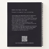 自己検出植物用のジャーナリングプロンプト ノートブック (裏面)