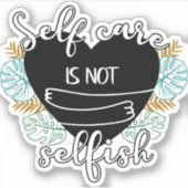 自己気には利己的ではない シール (正面)