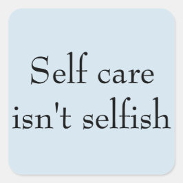 「自己気には利己的ではない」 スクエアシール