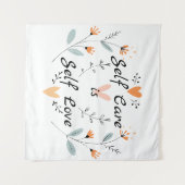 自己気には自己愛である：自分自身を受け入れる タペストリー (正面(横))