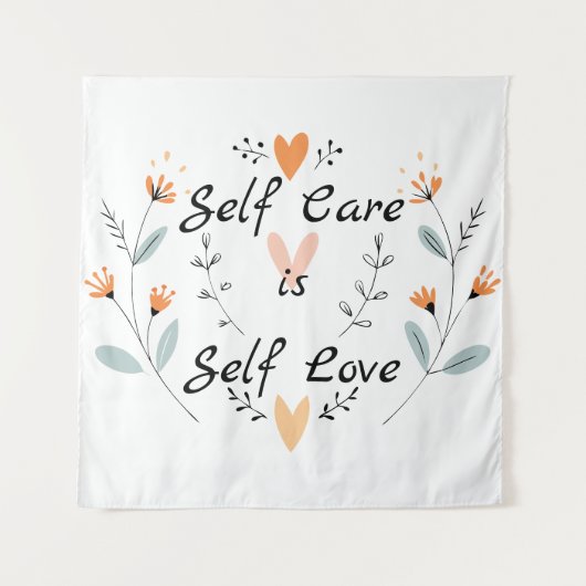 自己気には自己愛である：自分自身を受け入れる タペストリー (正面)