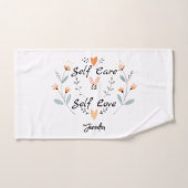 自己気には自己愛である:自分自身を受け入れる バスタオルセット (ハンドタオル)