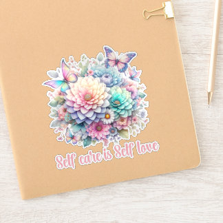 自己気には自己愛、日々の肯定前向きである シール