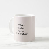 自己気には費用ではない コーヒーマグカップ (正面左)