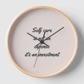 自己気には費用ではない 壁時計 (正面)