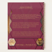 自己気には輝きへの旅である プランナー手帳 (裏面)