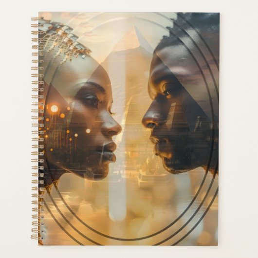 自己気には輝きへの旅である プランナー手帳 (正面)