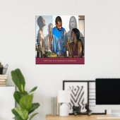 自己気には輝きへの旅である ポスター (ホームオフィス)