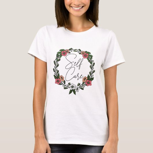 自己気にフローラ Tシャツ (正面)