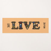 自己気に心心ヨガマット ヨガマット (正面(横))