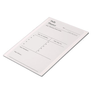 自己気に日プランナー/To Doリスト ノートパッド
