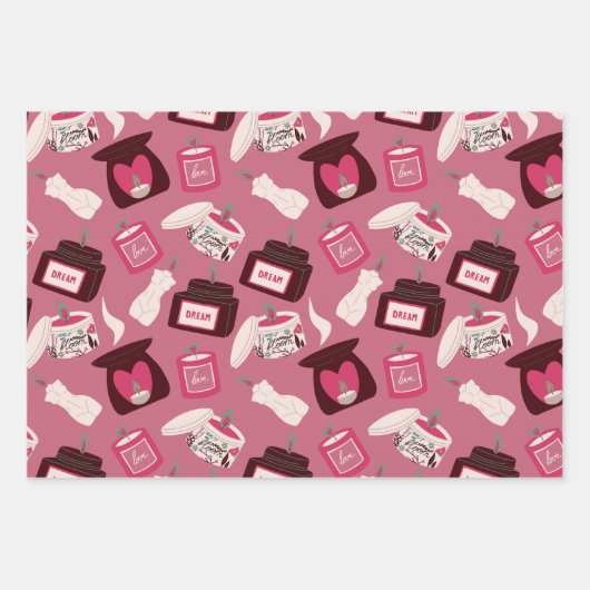 自己気に ラッピングペーパーシート (正面)