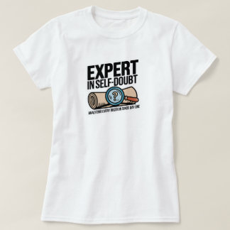 自己疑いの専門家 Tシャツ