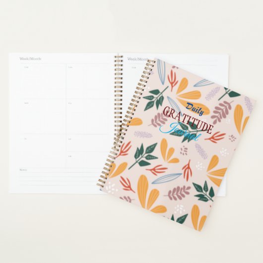 自己発見のための感謝のジャーナルのプロンプト プランナー手帳 (ディスプレー)