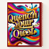 「自己発見の旅」「新たな高みに到達」 ノートブック (裏面)