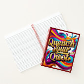 「自己発見の旅」「新たな高みに到達」 ノートブック (内部)