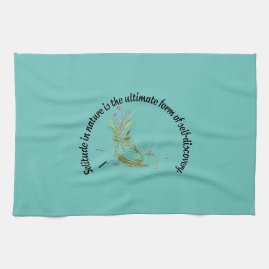 自己発見の究極の型枠を自然でソロ化 キッチンタオル (横)