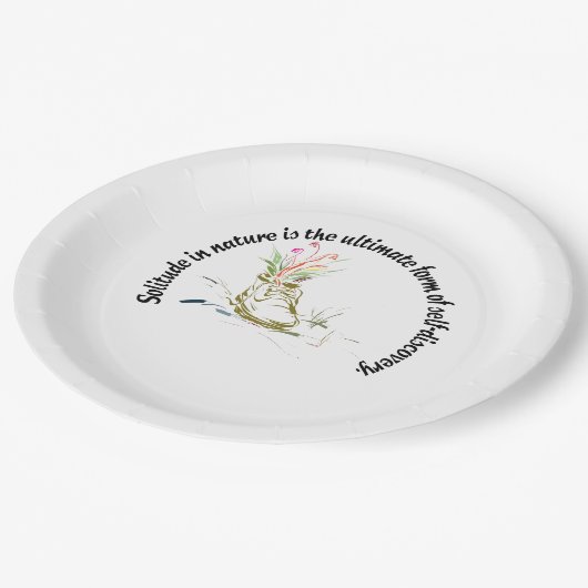 自己発見の究極の型枠を自然でソロ化 ペーパープレート (アングル)