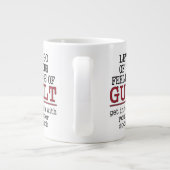自己知おもしろい識のマグ ジャンボコーヒーマグカップ (裏面)