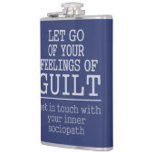 自己知おもしろい識名前をカスタムするフラスコ フラスク (左)