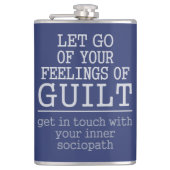 自己知おもしろい識名前をカスタムするフラスコ フラスク (正面)