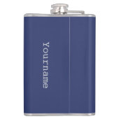 自己知おもしろい識名前をカスタムするフラスコ フラスク (裏面)