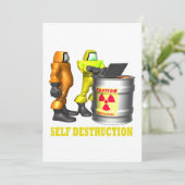 自己破壊 招待状 (スタンド正面)