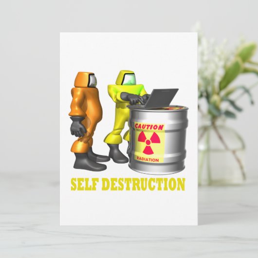 自己破壊 招待状 (スタンド正面)