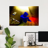 自己確信（混合–7） ポスター (ホームオフィス)