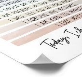 自己確認ポスターへのメモ ポスター (角)