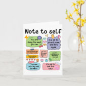 自己精神保健学校心理学者への注意1 カード (黄色い花)