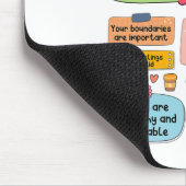 自己精神保健学校心理学者への注意1 マウスパッド (コーナー)