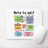 自己精神保健学校心理学者への注意1 マウスパッド (マウス)