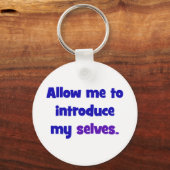 自己紹介しよう キーホルダー (正面)