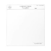 自己組カスタム立の ノートパッド (正面)