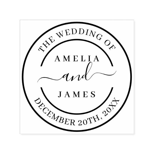 自己結婚インクの結婚式切手 セルフインキングスタンプ (デザイン)