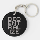 自己統治を地方分権化するMaxi キーホルダー (裏面)