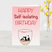 自己絶縁誕生日カード カード (黄色い花)