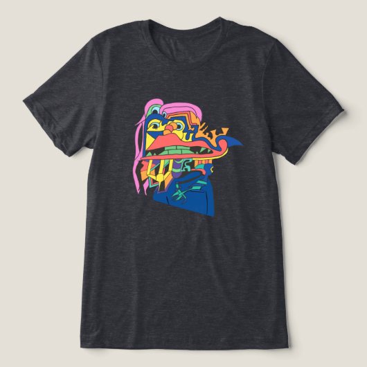 自己肯定感は鋭意製作中 トライブレンドTシャツ (デザイン正面)