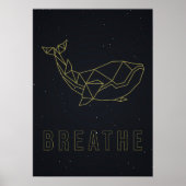 自己肯定気にのポスター折り紙ホエールブレス ポスター (正面)