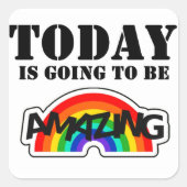 自己肯定 スクエアシール (正面)