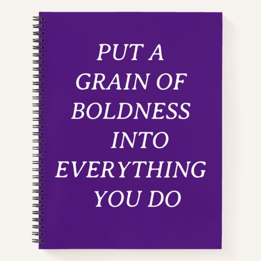 自己育成と気に福祉の向上 ノートブック (正面)