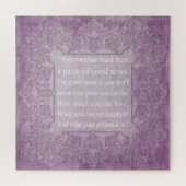 自己自信やる気を起こさせる感動的引用文、 ジグソーパズル (横)