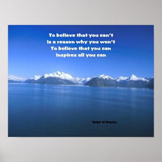 自己自信ポスター ポスター (正面)